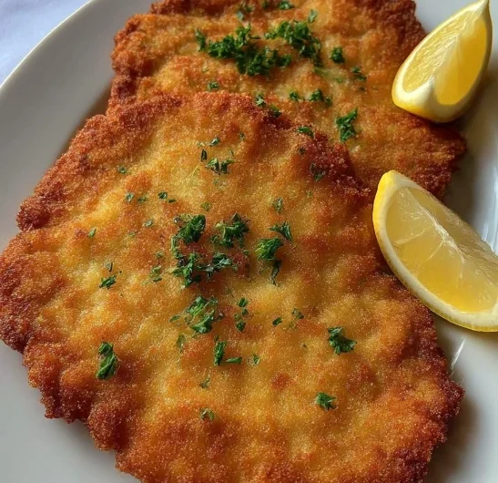 Warm Sundaystyle Pork Schnitzel