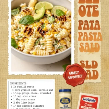 Creamy Street Corn Pasta Salad