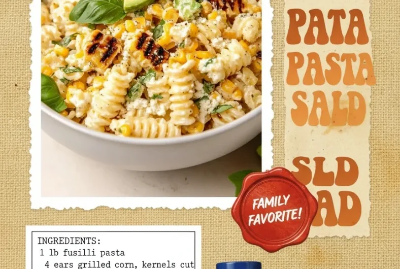 Creamy Street Corn Pasta Salad