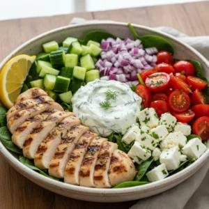Greek Chicken Bowls: Amazing Meal Prep Delight