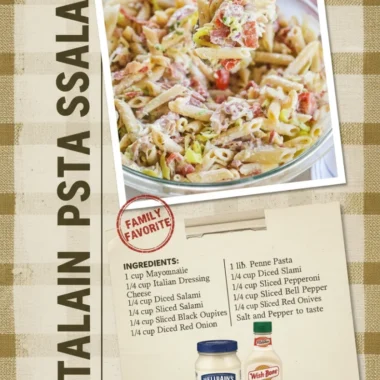 Italian Grinder Pasta Salad