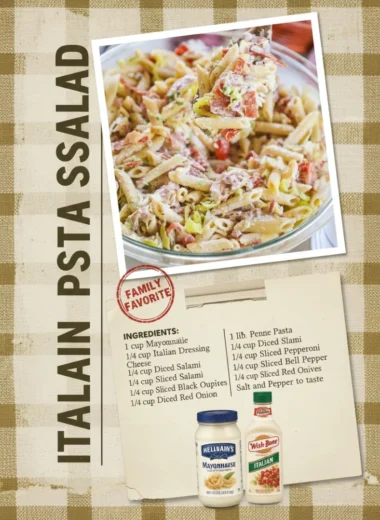 Italian Grinder Pasta Salad