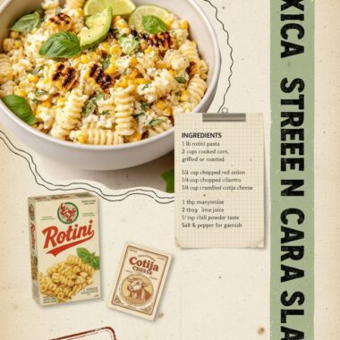 Creamy Street Corn Pasta Salad