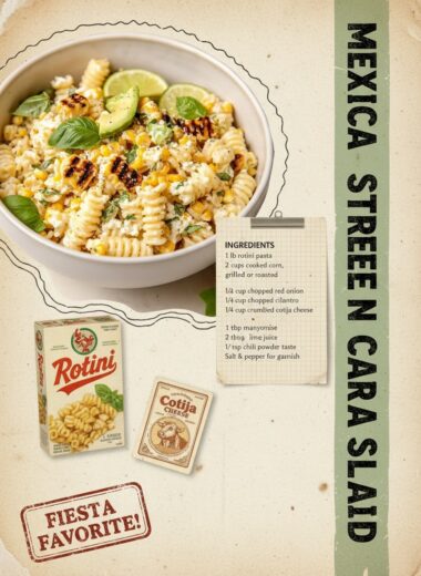 Creamy Street Corn Pasta Salad