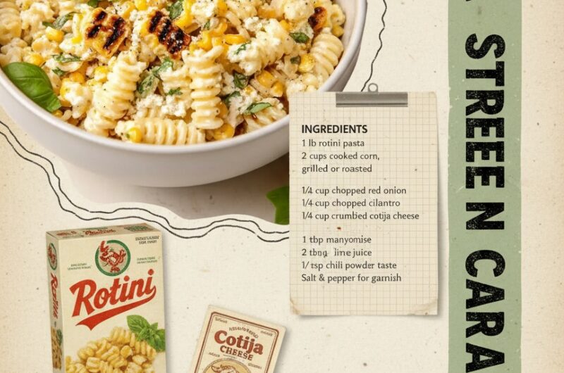 Creamy Street Corn Pasta Salad