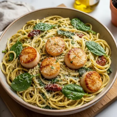 creamy chicken pesto pasta