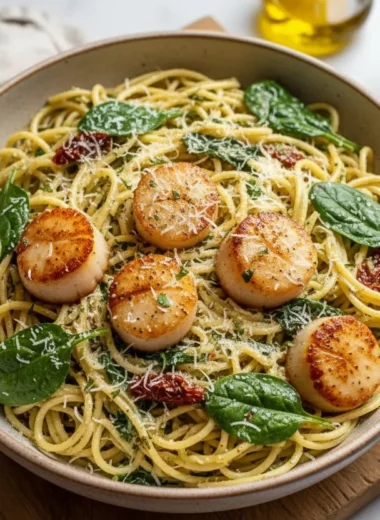 creamy chicken pesto pasta