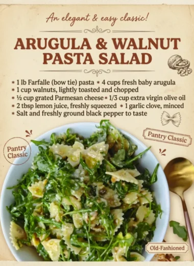 Lemon Arugula Pasta Salad